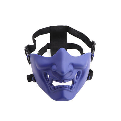 

Devil Smile Half Face Mask Costume Cosplay Party Props Outdoor CS Cover