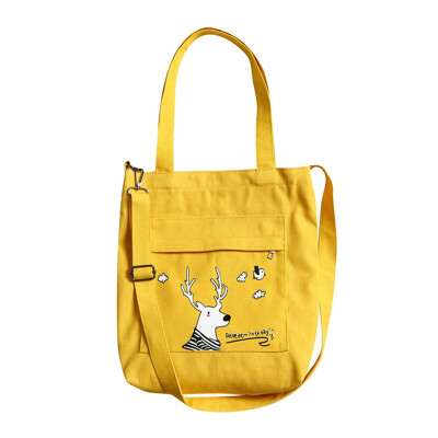

8 Style Crossbody Canvas Bag One-shoulder Travel Storage Bag with Zipper for Closet Organizer Clothes Storage 35x33x6cm