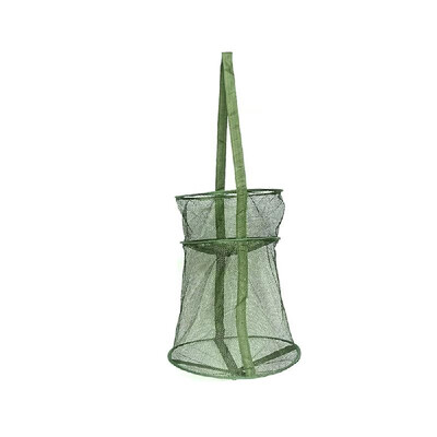 

Folding Fishing Net Cage Fish Trap Quick-drying Collapsible Fishing Basket Creel Fish Tackle Tools Accessories