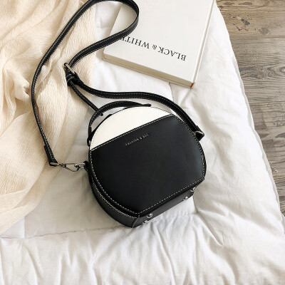 

Summer new ins super fire contrast color bag female 2019 new Korean version of the wild single shoulder slung fashion small round bag