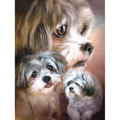 

5D DIY Diamond Painting Animal Full Square Dog Embroidery Sale Picture Rhinestone Diamond Mosaic Home Decor Drop Ship