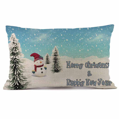 

Tailored Christmas Rectangle Cotton Linter Pillow Cases Cushion Covers