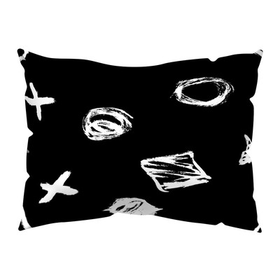 

〖Follure〗Black And White Style Polyester Pillowcase Pillowcase 30x50cm Home Decoration