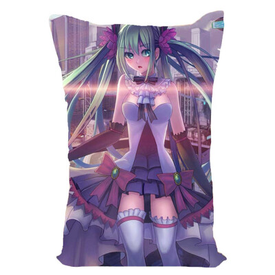 

Hatsune Miku Series Anime Cartoon Image Double-sided Printing Rectangle Pillow Cushion Anime Fans Gift-30 60 cm12 24