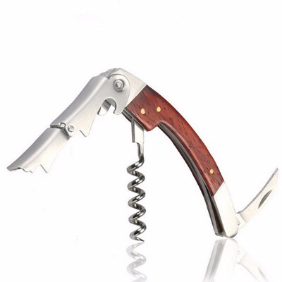 

Wood Handle Professional Wine Opener Multifunction Portable Screw Corkscrew Wine Bottle Opener Cook Tools