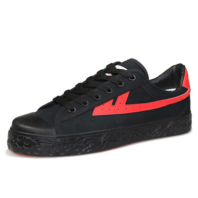 

Warrior canvas shoes low to help casual couple models with flat-bottom sports WL0003T red black 35 large one yard