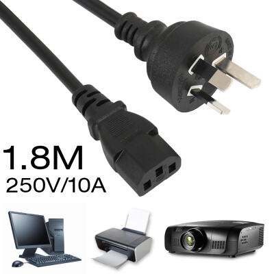 

Universal 3-core power cable AC power cable for desktop PC computer printers