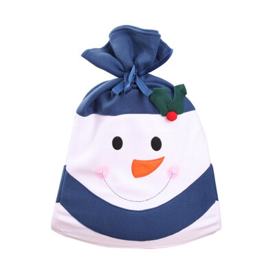 

Christmas Chair Cover Xmas Mr&Mrs Santa Claus Snowman Christmas Dining Dinner Table Chair Back Cover Decoration