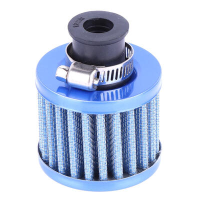 

Details about 12mm Blue Car Motor Cold Air Intake Filter Turbo Vent Crankc