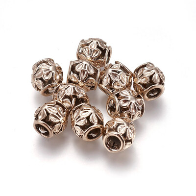 

Alloy European Beads Large Hole Beads Drum Light Gold 11x10511mm Hole 5mm