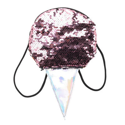 

Cute Ice Cream Women Glitter Sequins Coin Purse Girls Party Shoulder Bags