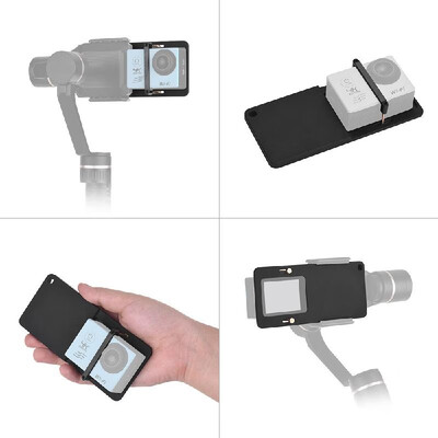 

Action Camera Switch Mount Plate Adapter Aluminum Alloy for GoPro Hero 6543 for YI 4K for SJCAM&Similarly Sized Sport Came