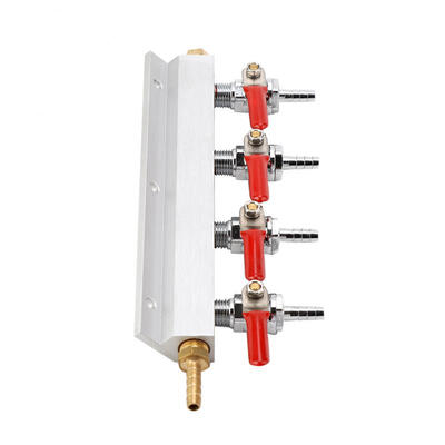

Greensen Muti-way Home Co2 Air Gas Manifold Distribution Splitter Beer 4 Way