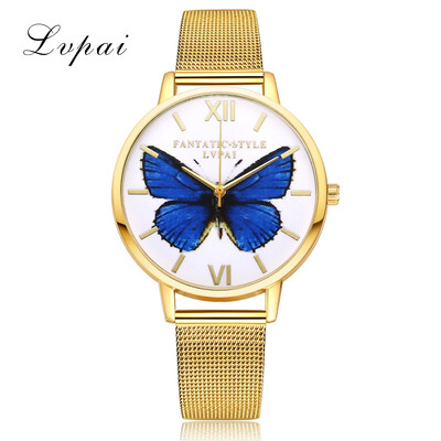 

Hot Selling Womens Watches Butterfly Pattern Scale Disc Ladies Quartz Wristwatch Temperament Alloy Strap Clock Reloj Mujer50