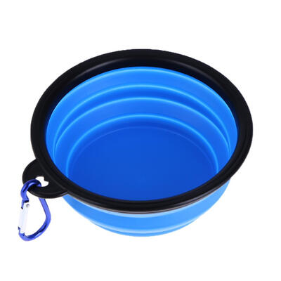 

Silicone Pet Portable Bowl Collapsible Folding Dog Puppy Travel Food Feeder