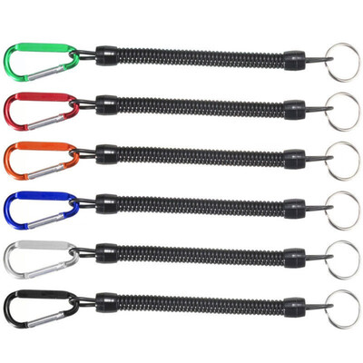 

New Hot Fish Grip Lip Trigger Lock Gripper Grab Tool Elastic Rope Fishing Tackle Accessory