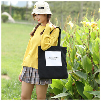 

Tailored Womens Leisure Letter Canvas Bags Shoulder Bag Tote Zipper Bag BG