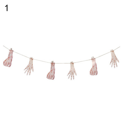 

Halloween Blood Broken Hands Feet Knife Party Haunted House Hanging Decoration