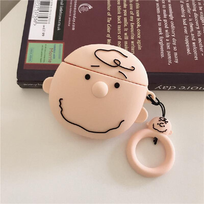 

Portable Cute Cartoon 3D Pink Monkey Clamshell-Type Silica Gel Earphone Sleeve For 12 Generation Rechargeable Airpods