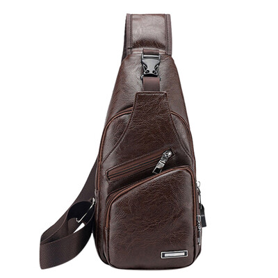 

Tailored Mens Shoulder Bag Charging Bag Sports Usb Chest Bag Outdoor Package