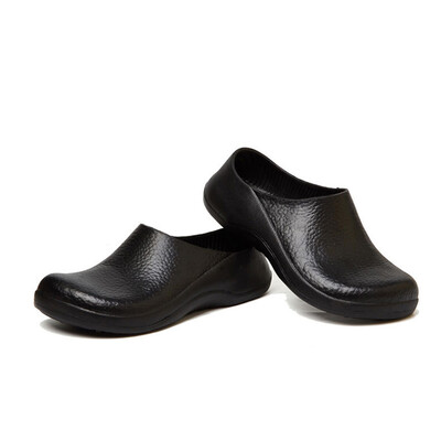 

Men Chef Shoes In Kitchen Nonslip Safety Shoes Oil & Water Proof For Cook Black