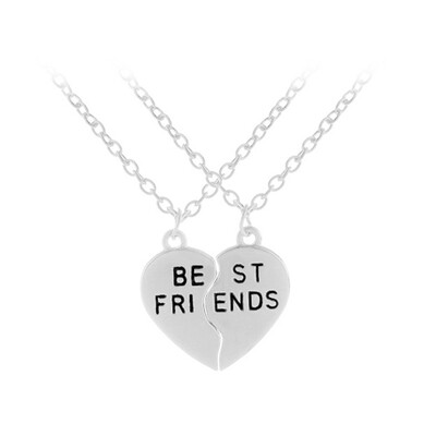 

Couple Lovers Alloy Splice Heart Key Pendant Necklace Chain Charm Jewelry Gifts