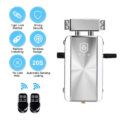 

Intelligent Remote Control Lock Invisible Anti-theft Security Home Door Lock Support Remote Control Switch Lock Indoor Manual Emer