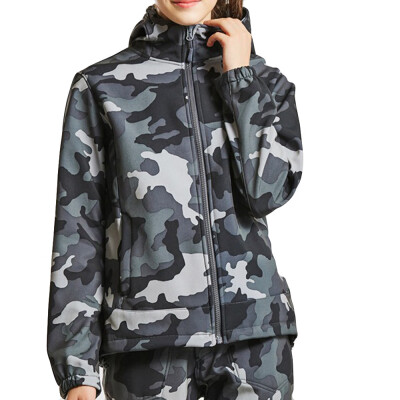 

Toponeto Womans Outdoor Camouflage Soft Shell Assault Clothing Waterproof Sports Coat