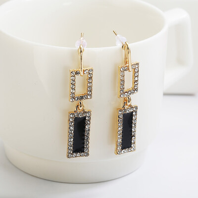 

2019 New Korean Style Women Geometric Dangling Statement Ear Jewelry Fashion Earrings Gift For Friend Dropshipping