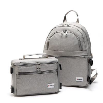 

SANPOINTS Backpack set with lunch box schoolbackpack super light Backpack