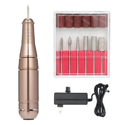 

Electric Nail Drill Set with Nail Drill Bits & Sand Bands Portable Nail Drill Machine Handpiece Manicure & Pedicure Set for Acryli