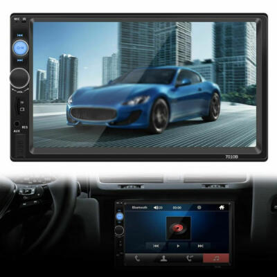 

7 2-DIN HD Touch Screen Bluetooth Car Stereo Radio MP5 Player FMUSBAUX