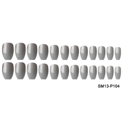 

24pcs Colorful Coffin Nails False Nails Art Tips Sets Full Cover Medium Ballerina Artificial Nails Art Tips