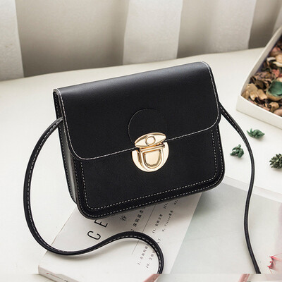 

Tailored Fashion Women Cover Crossbody Bag Shoulder Bag Coin Bag Phone Bag Black