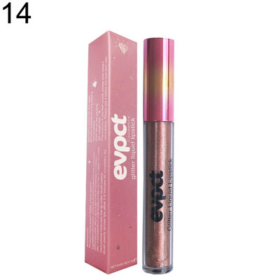

15 Colors Women Glitter Lip Gloss Makeup Waterproof Long Lasting Matte Lipstick