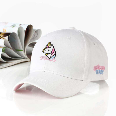 

Girls Rainbow Unicorn Baseball Cap Pink Sun Hat