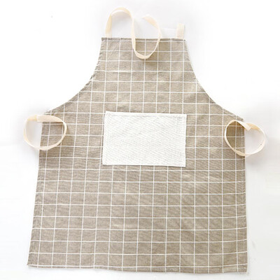 

Greensen Cotton Linen Lattice Apron Dirty&Oil Proof Fashion Aprons for Kitchen&Work Work Apron Lattice Apron