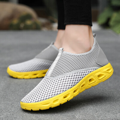 

Summer Mens Shoes One Foot on the Net Shoes Everything on the Net Black Cloth Sports Autumn Couple Tide Shoes
