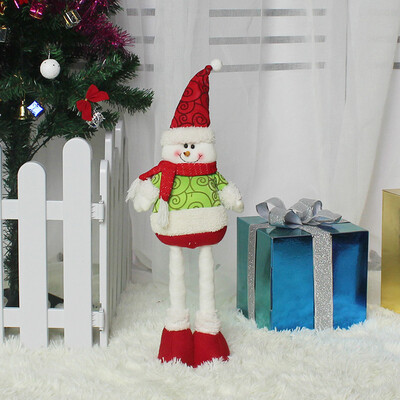 

Toponeto Christmas Ornament Cute Stretchable Dolls Adjustable Christmas Dolls Gift