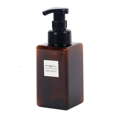 

Nordic Style Square Mousse Foaming Bottle Hand Sanitizer Bottle Facial Cleanser Bottled Sub-Bottle&Blister Bottle