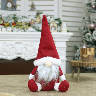 

〖Follure〗Handmade Santa Cloth Doll Birthday Present For Home Christmas Holiday Decoration
