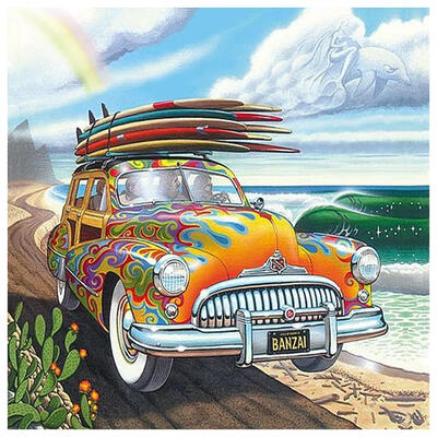 

5D DIY Full Drill Diamond Painting Cartoon Car Cross Stitch Embroidery Kits