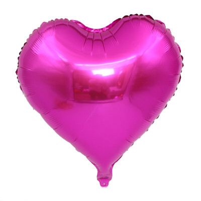 

18 Inch 50pcsset Heart-shaped Aluminum Foil Balloon Wedding Room Party Decoration Love Aluminum Film Balloon