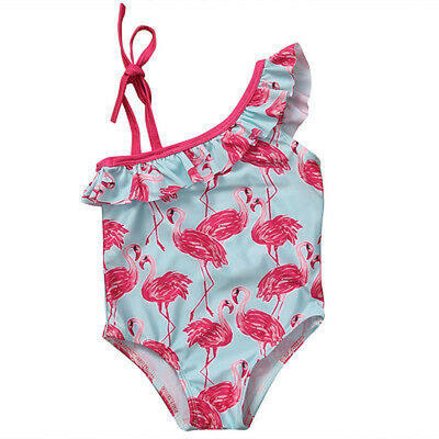 

Baby Girls Kids Flamingo Bathing Costume Swimsuit One Pieces Swimwear Bikini Set