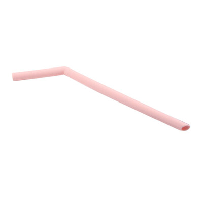 

Portable Juice Beverage Cocktail Reusable Curved Silicone Drinking Straw Pipe