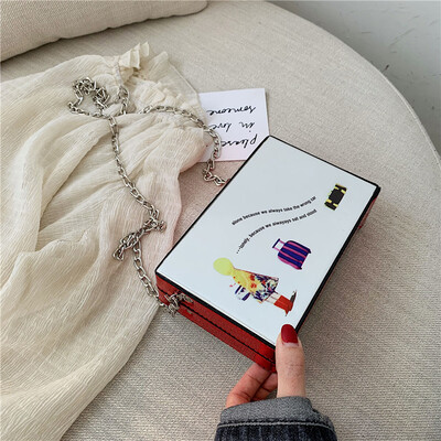 

Ins super fire bag female 2019 new wave Korean fashion box bag wild chain shoulder slung small square bag