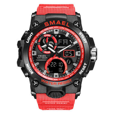

SMAEL 8011 Male Military Watch Fashion Waterproof Wristwatch Multifunctional Digital Sport Watches