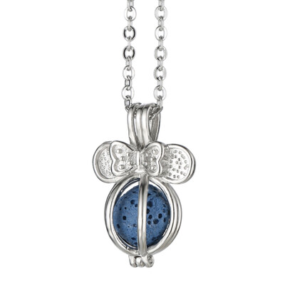 

2019 Antique Silver Elephant Aromatherapy Essential Oil Necklace Locket Pendant Gift For Women
