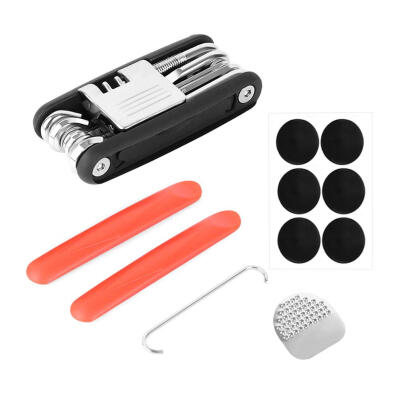 

Folding Bicycle Tire Repair Kits Tool Wrench Screwdriver with Chain Cutter