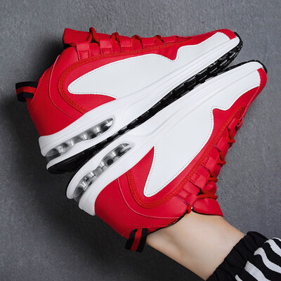 

Autumn high mens shoes Korean version of the trend of wild sports casual shoes mens Martin boots white shoes Gaobang tide shoes